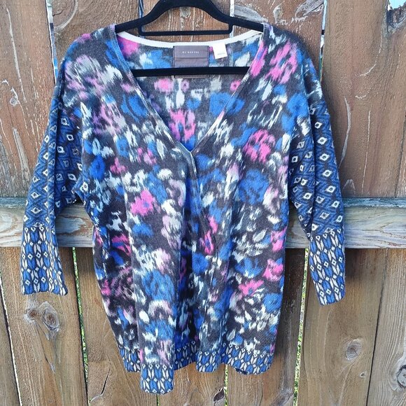 Anthropologie Guinevere Multicolor Sweater Sz. L - Picture 1 of 2